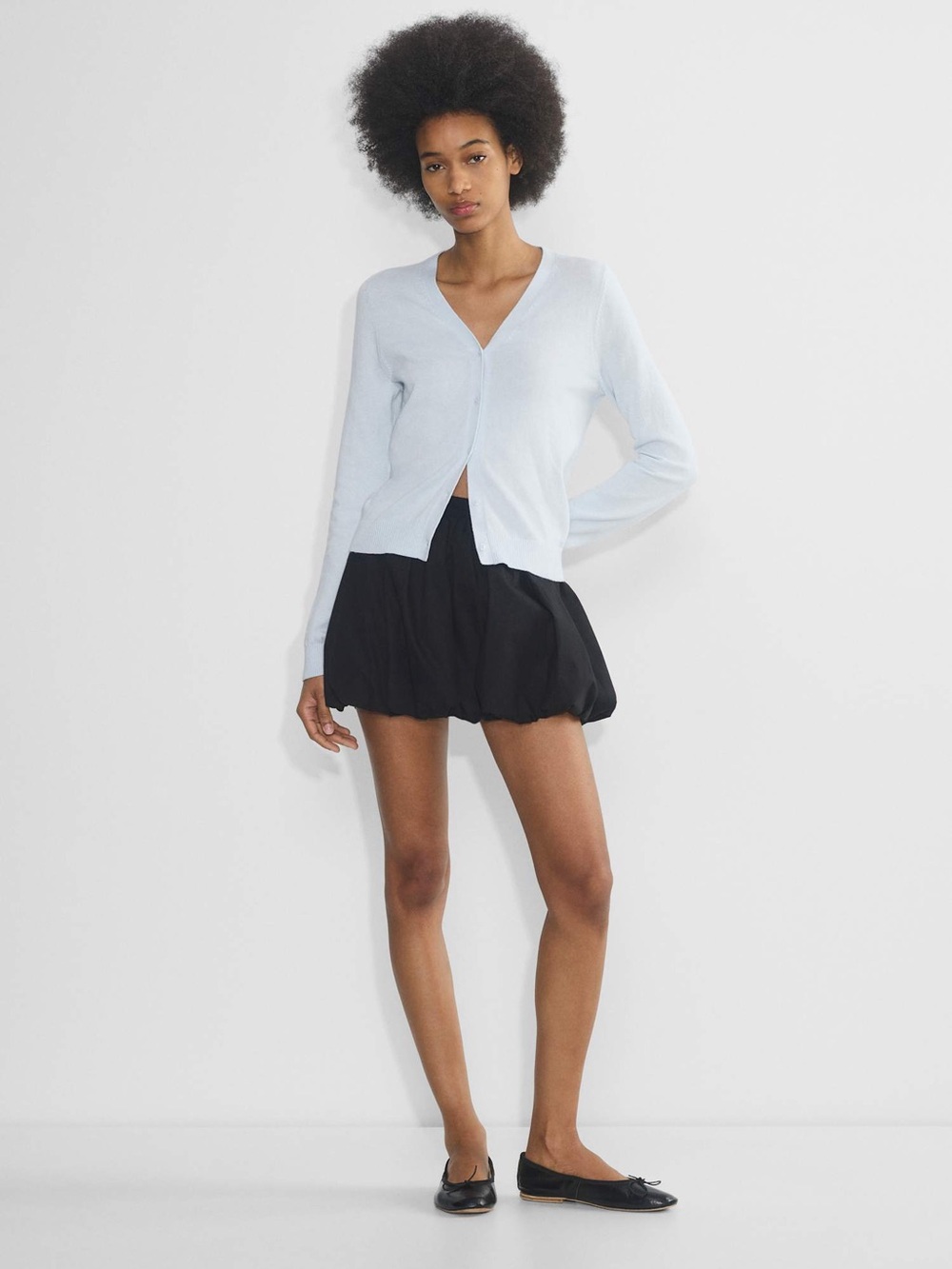 Aritzia Sunday Best Bubbly Poplin Mini Skirt